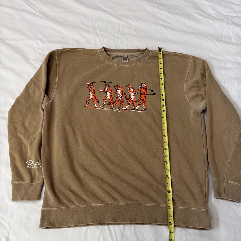 Barstool Year of the Tiger Tan Crewneck Sweater